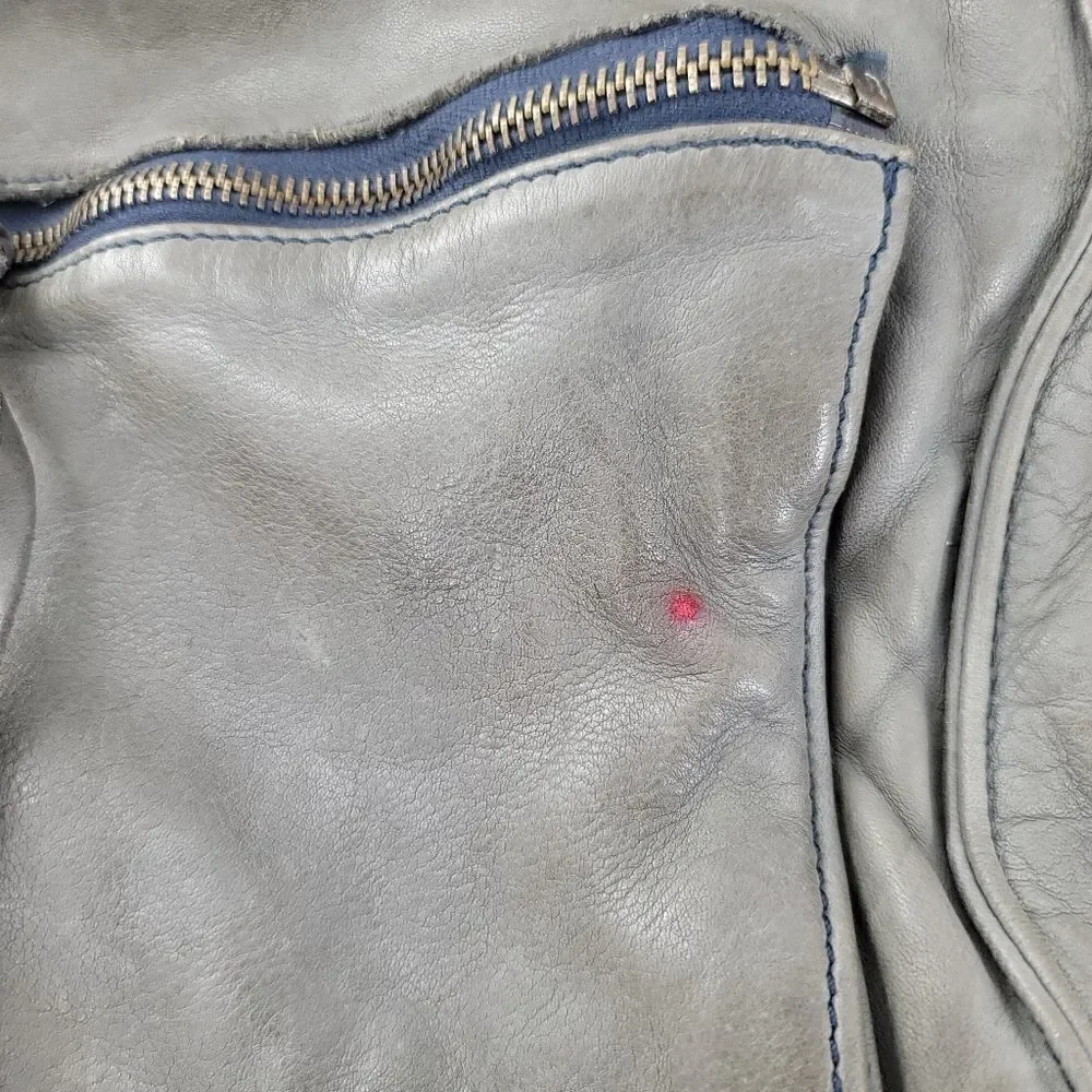 Zadig and Voltaire slouchy leather cargo bag